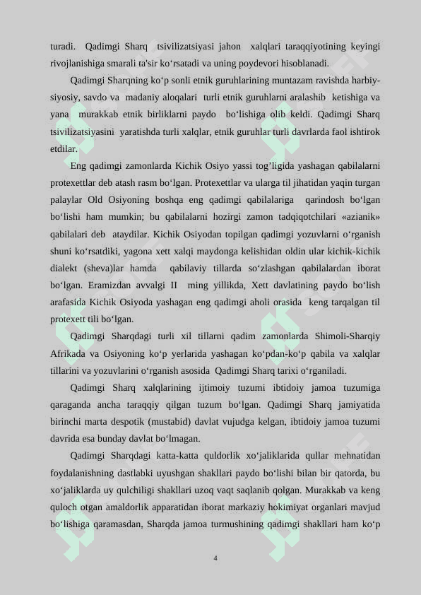 Qadimgi Misr sivilizatsiyasining vujudga kelishi 4