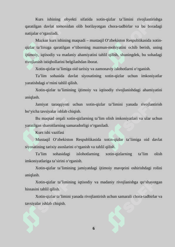 Mustaqil Oʻzbekiston respublikasida xotin - qizlar ta'limiga qaratilgan e'tibor. 5