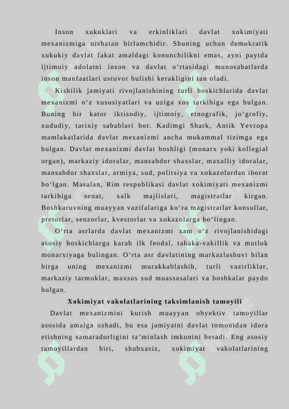 Davlat mexanizmi tushunchasi va xususiyatlari 6