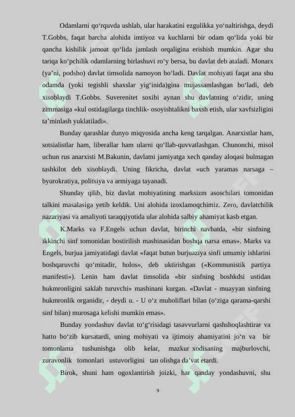 Davlat mohiyati haqidagi nazariyalar 8