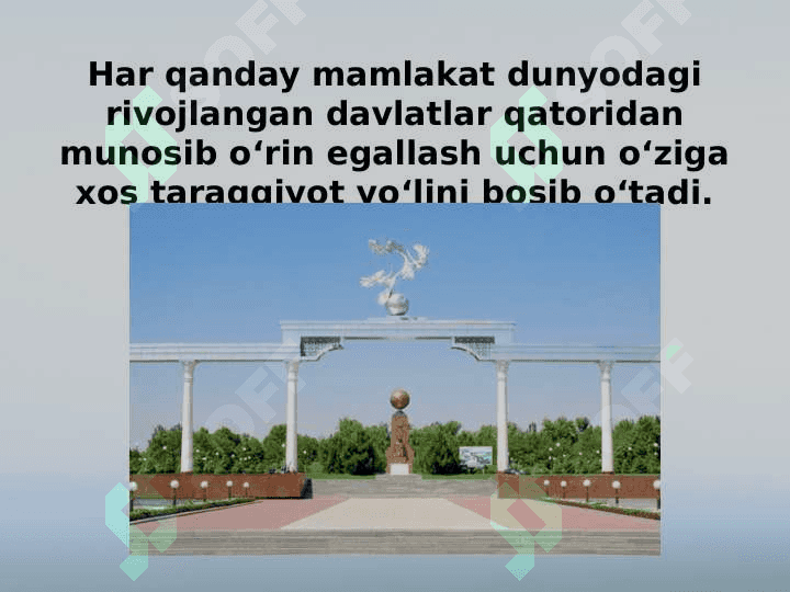 Taraqqiyotning o‘zbek modeli va uning ahamiyati 2