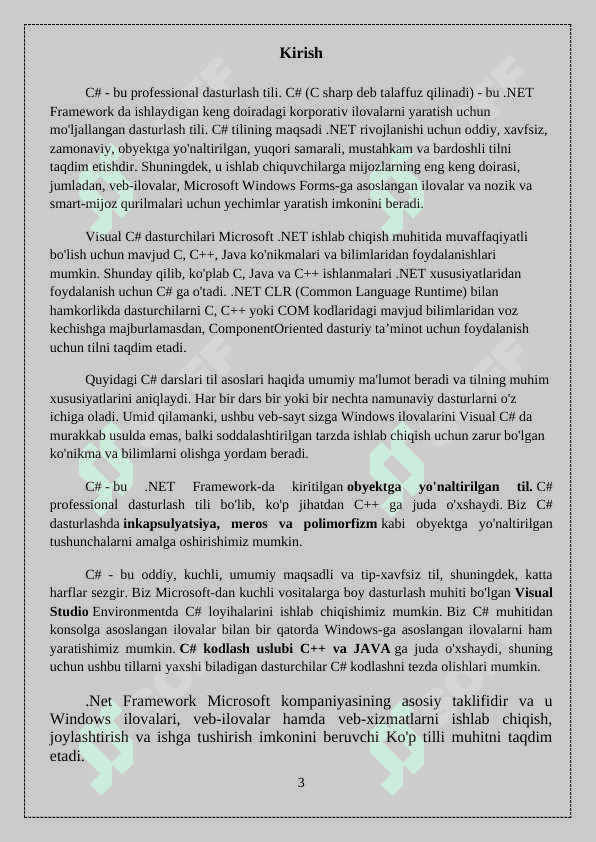 Windows Formsda boshqaruv elementlari bilan ishlash 3