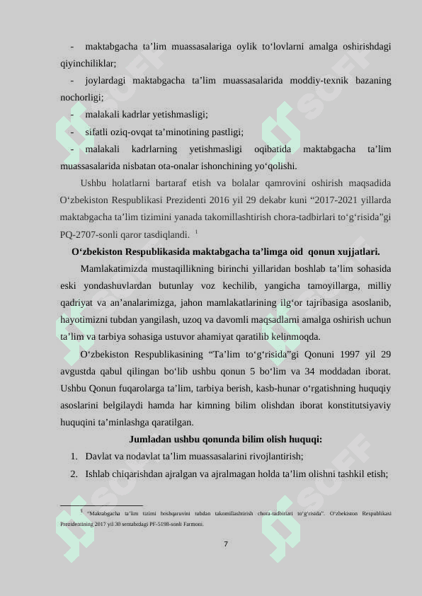 TARBIYACHI VA UNING JAMIYATDA TUTGAN O’RNI 7