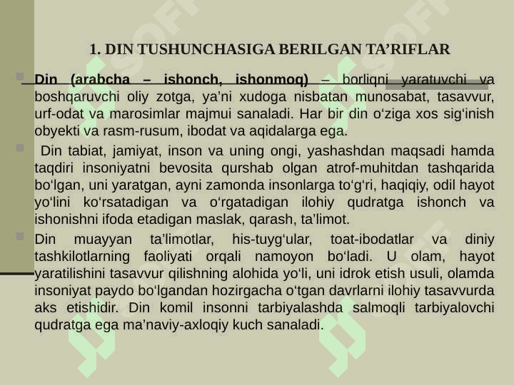 DIN VA UNING JAMIYATDAGI VAZIFALARI 7