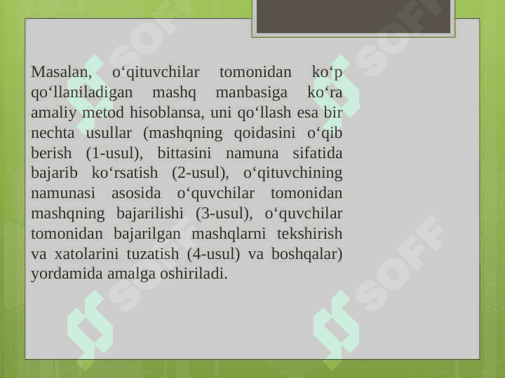 RIVOJLANISHNING ASOSIY QONUNIYATLARI 6