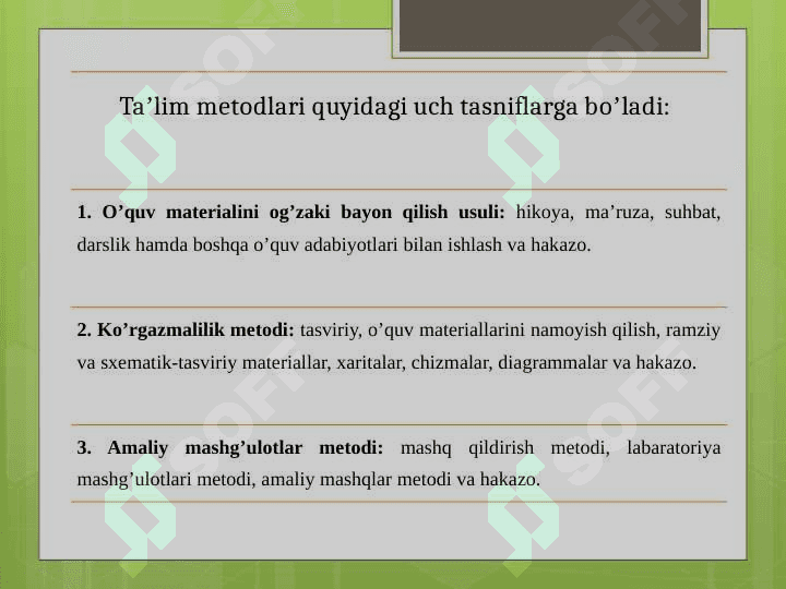 RIVOJLANISHNING ASOSIY QONUNIYATLARI 7