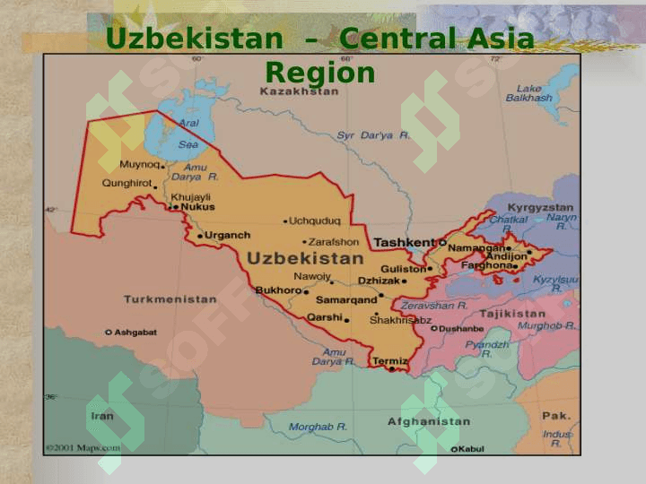 Uzbekistan  –  Central Asia Region 7