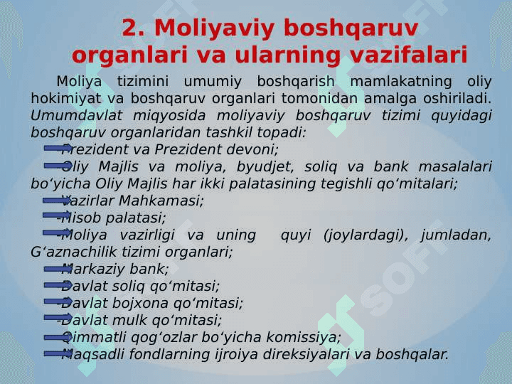 Moliyaviy boshqaruv 8