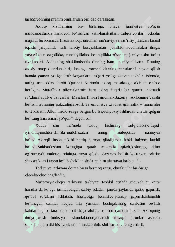 TA’LIM TARBIYANI RIVOJLANTIRISHDA ILMIY DUNYO QARASHNI AHAMIYATI 2