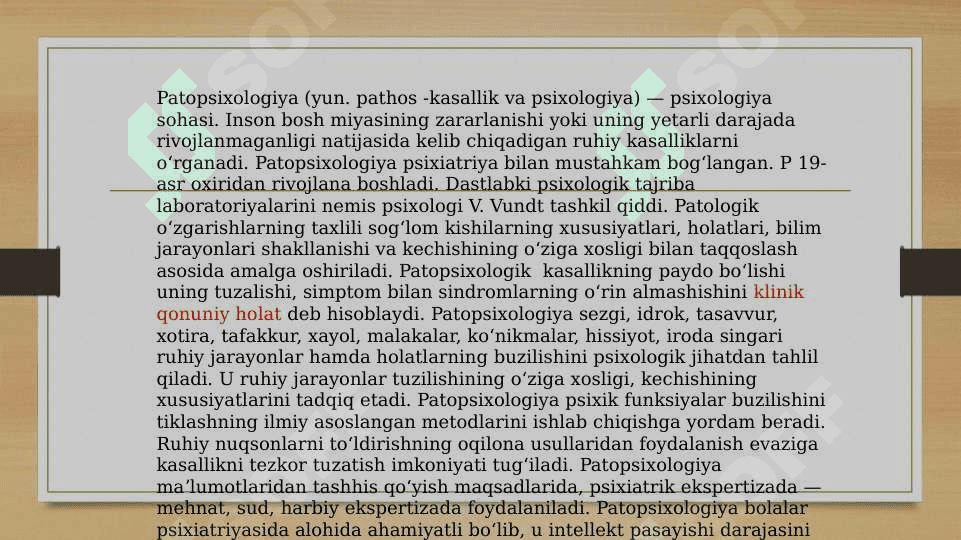 Bluma Zeygarnikning patopsixologiya sohasiga qo’shgan hissasi 20.pptx 4