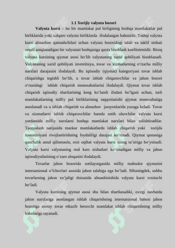 XORIJIY VALYUTA BOZORI 3