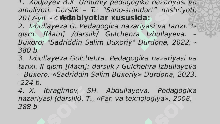 Mafkuraviy tarbiya. Ma’naviy – axloqiy tarbiya 4