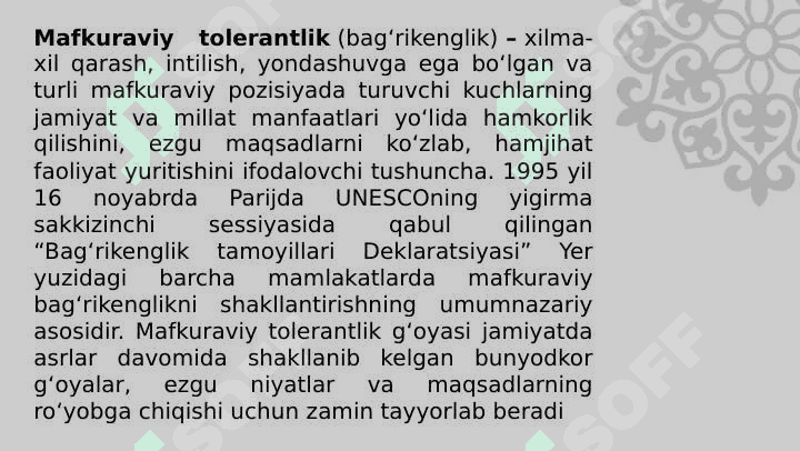 Mafkuraviy tarbiya. Ma’naviy – axloqiy tarbiya 8