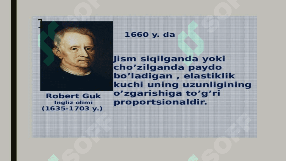 Kuchlanish va uning turlari guk qonuni 4