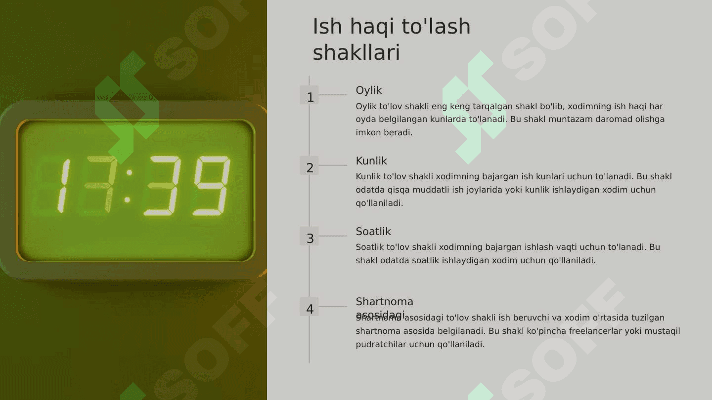 Ish haqi va mehnat munosabatlari 3