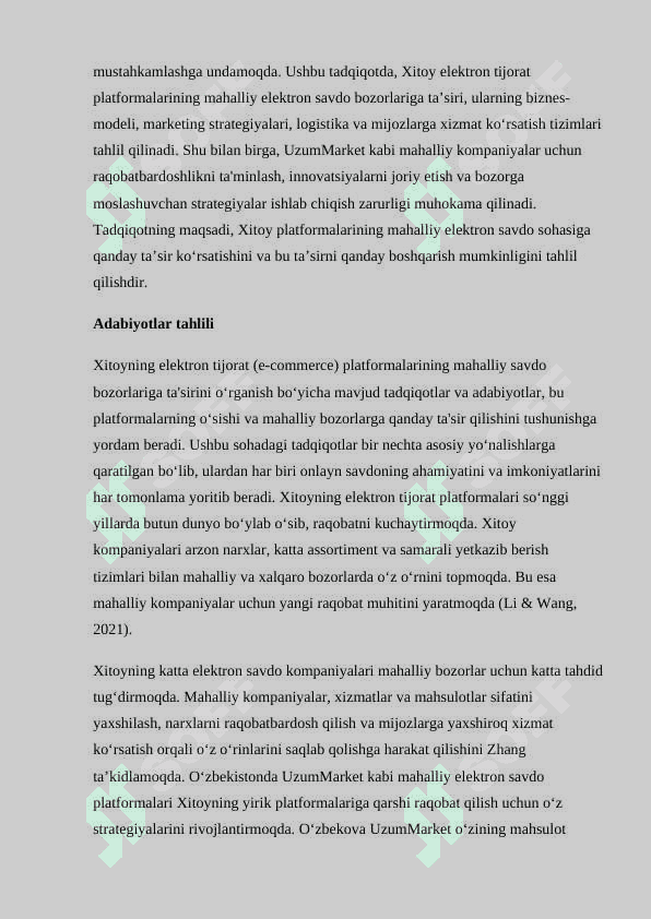 Xitoy platformalarining mahalliy elektron platformalariga ta'siri 3