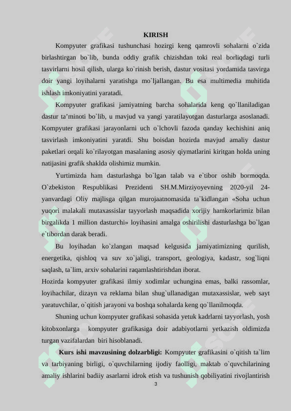 Adobe photoshop dasturning grafik obyektlarda ranglar va qatlamlar bilan ishlashning zamonaviy usullari 3 3
