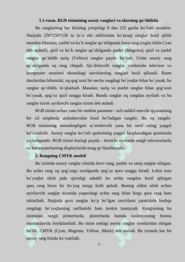 Adobe photoshop dasturning grafik obyektlarda ranglar va qatlamlar bilan ishlashning zamonaviy usullari 3 7
