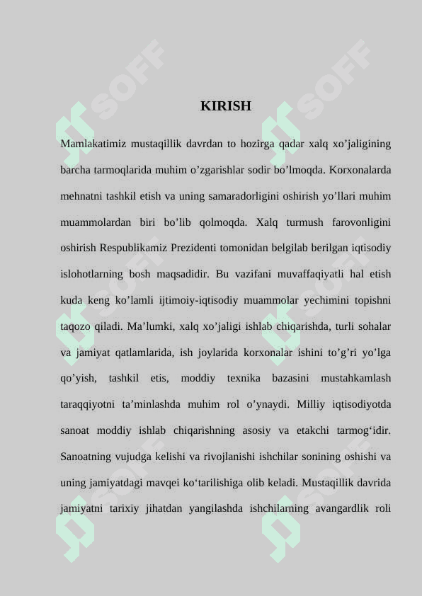 Sanoat tarmoqlarida samaradorligini oshirish yo’llari 3