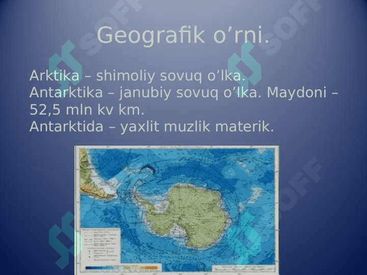 Antarktida: Iqlimi. Organik dunyosi 2