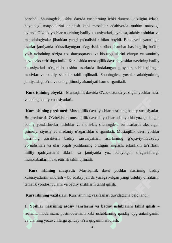 Mustaqillik davri yoshlar nasrining badiiy xususiyatlari 4
