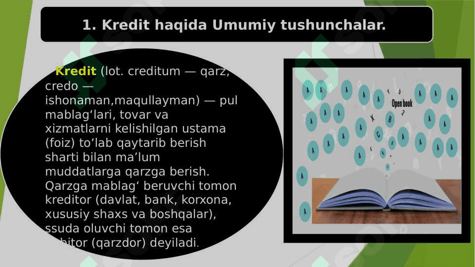 Kreditning zarurligi funktsiyalari turlari va shakllari 6