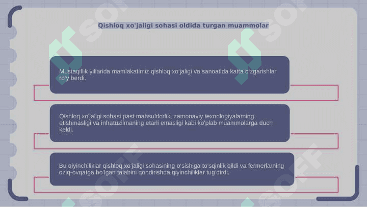 Mustaqillik yillarida qishloq xo'jaligi va sanoat sohasidagi o'zgarishlar 8