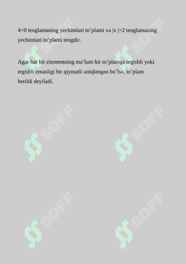 Haqiqiy sonlar va ular ustida amallar 5