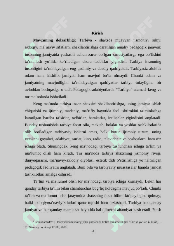 Boshlang‘ich sinflarda tarbiya jarayoni mohiyati va mazmuni 2