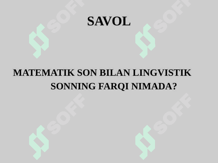 SON SO`Z TURKUMI 2