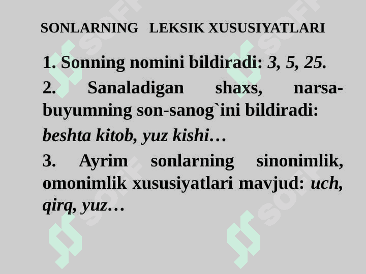 SON SO`Z TURKUMI 4