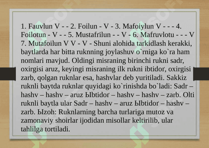RUKNLAR VA ULARNING TARKIBI 5