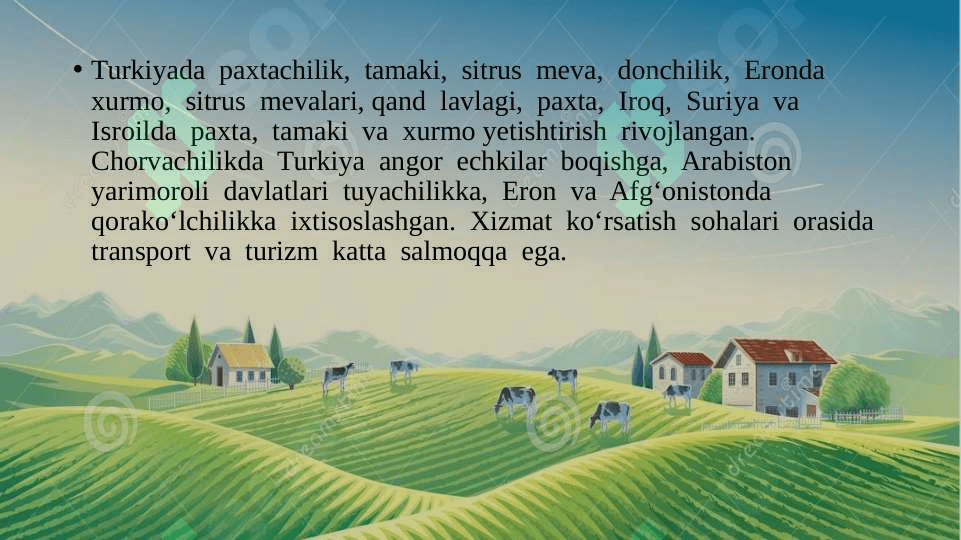 JANUBI-G‘ARBIY VA JANUBIY OSIYO DAVLATLARI 8