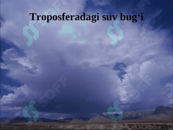 Havoning namligi va  yog‘inlar. 3