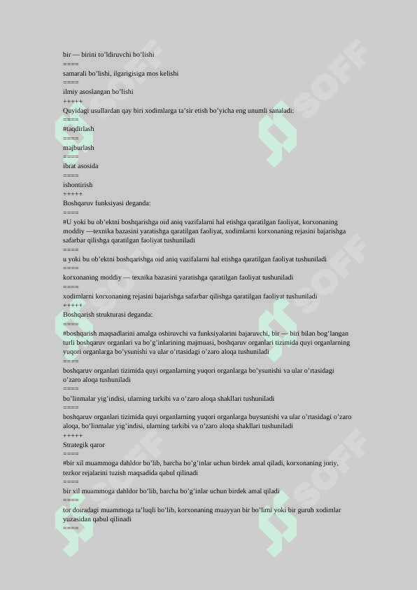 Menejment Marketing test javoblari bilan 7