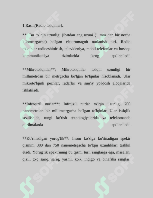 KUNDALIK HAYOTDA ELEKTROMAGNIT NURLANISH VA UNING ORGANIZMIGA TA'SIRI 4