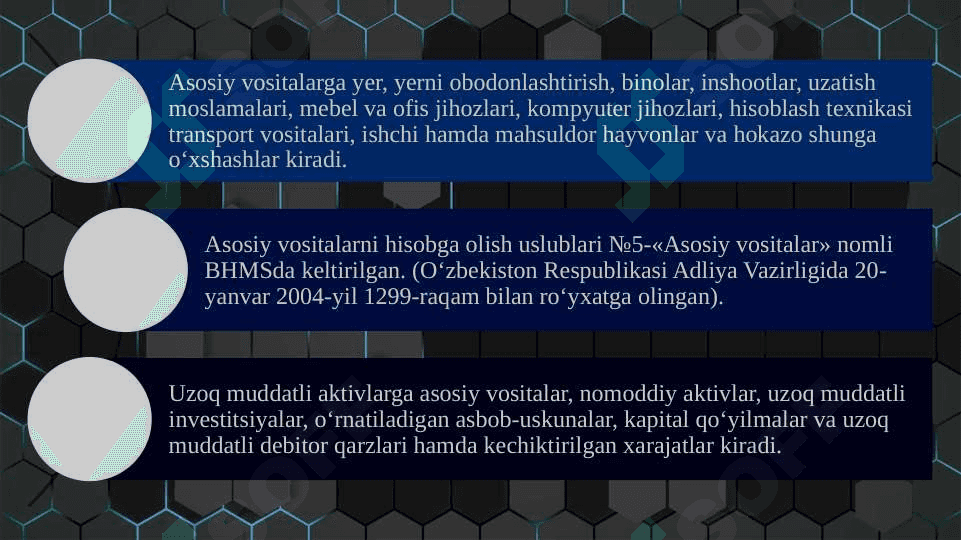 Aktivlarning vujudga kelish manbalari va maqsadli tayinlanishi bo‘yicha turkumlanishi 4