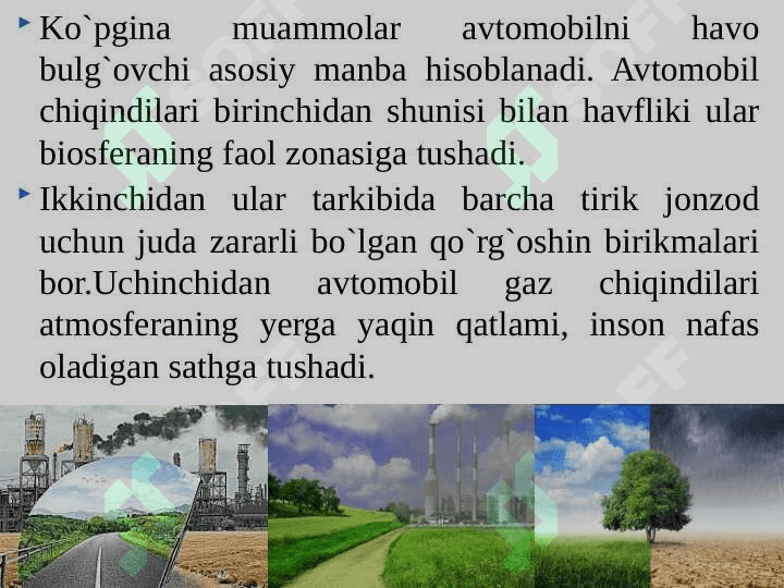 POTENSIAL EKOLOGIK XAVFLAR 5