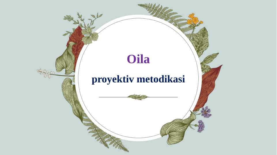 Oila proyektiv metodikasi