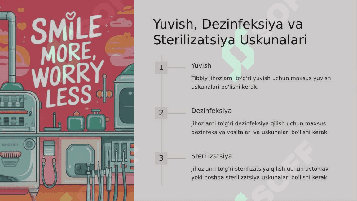 Zamonaviy Stomatologik xonani Jihozlash. Talablar 8