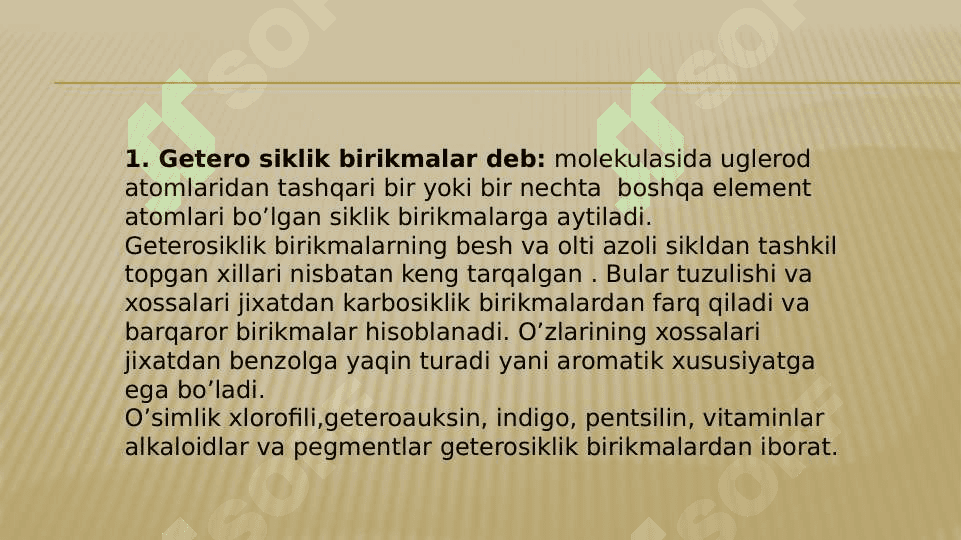 GETEROSIKLIK BIRIKMALAR 3