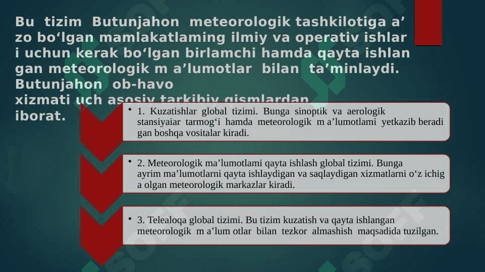 Butun jahon ob havo tizimi 4