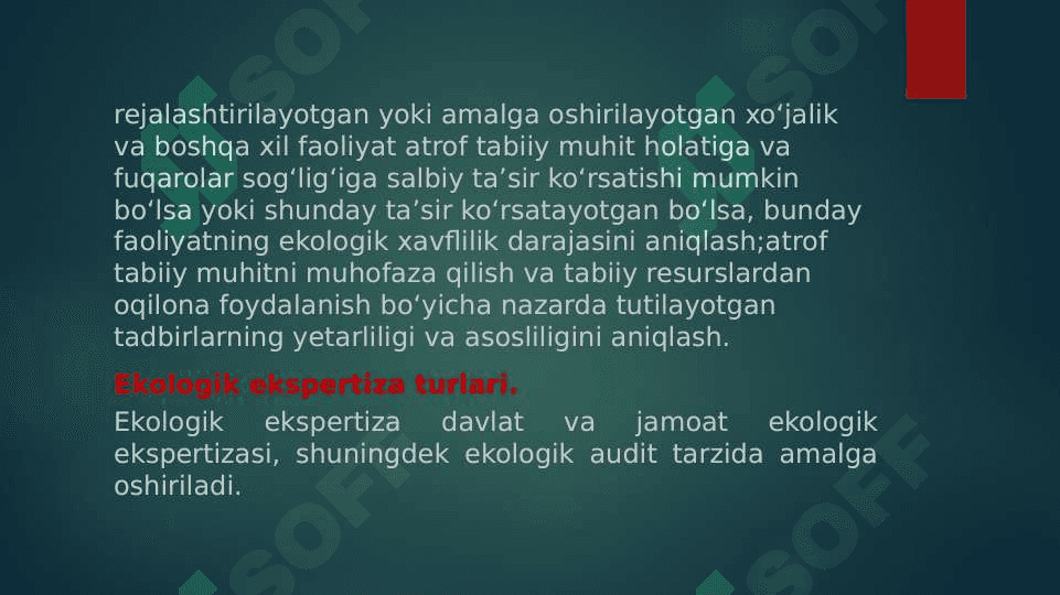 Ekologik ekspertiza 3