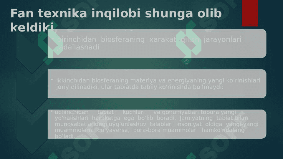 Ekologik muammolarning mohiyati, kelib chiqishi, oqibatlari 4
