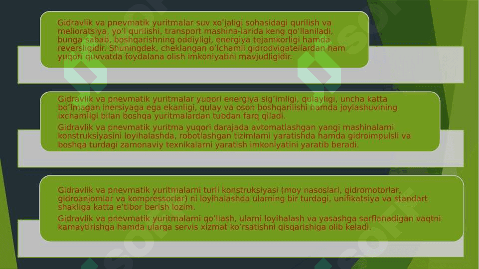 Elektrgidropnevmo yuritmalar elementlarining shartli belgilanishi 2