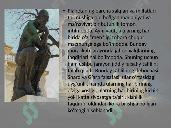 Falsafa tarixida bilishga oid qarashlar evolutsiyasi 4