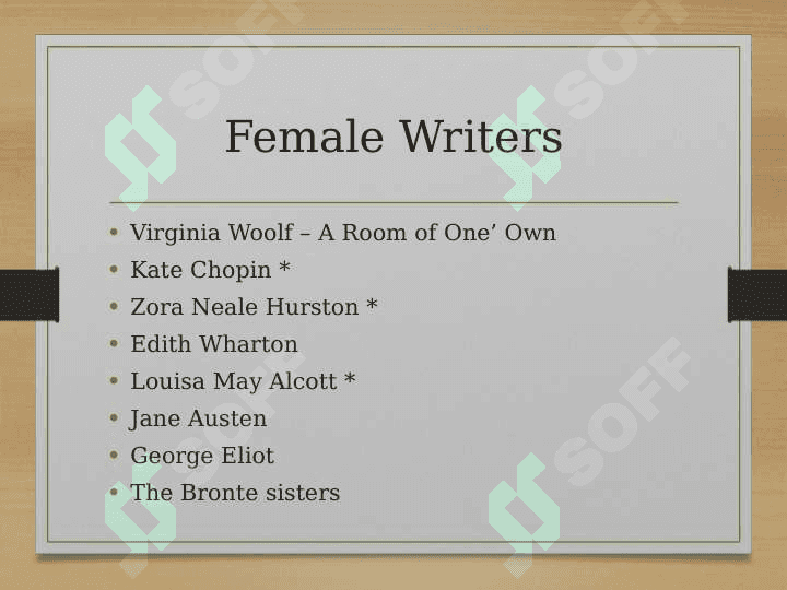 Feminism in English literature of 21 century 4