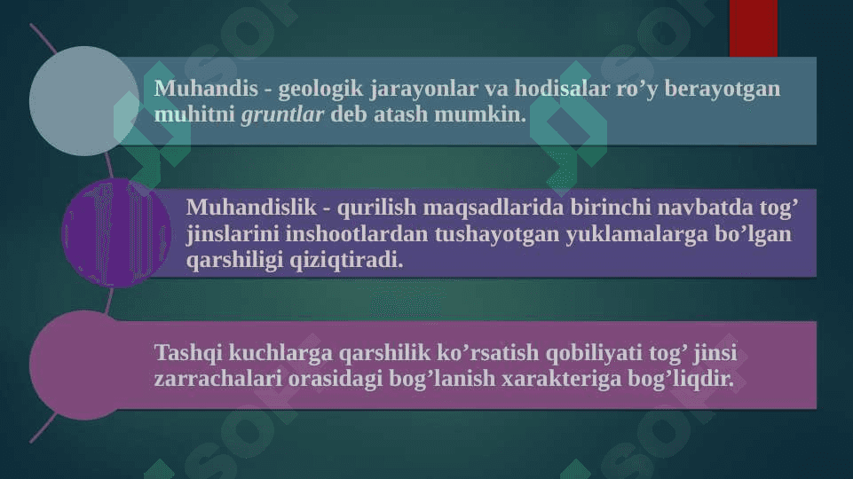 Gruntlarning muhandislik klassifikatsiyasi 2