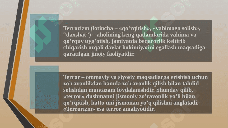 Hozirgi dunyoda terrorizm, ekstremizm va diniy tahdidlar moslashuv va mafkuraviy kurash 2