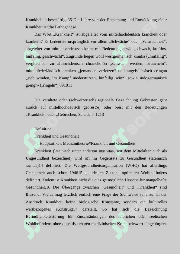 Gesundheit und Krankheit 6